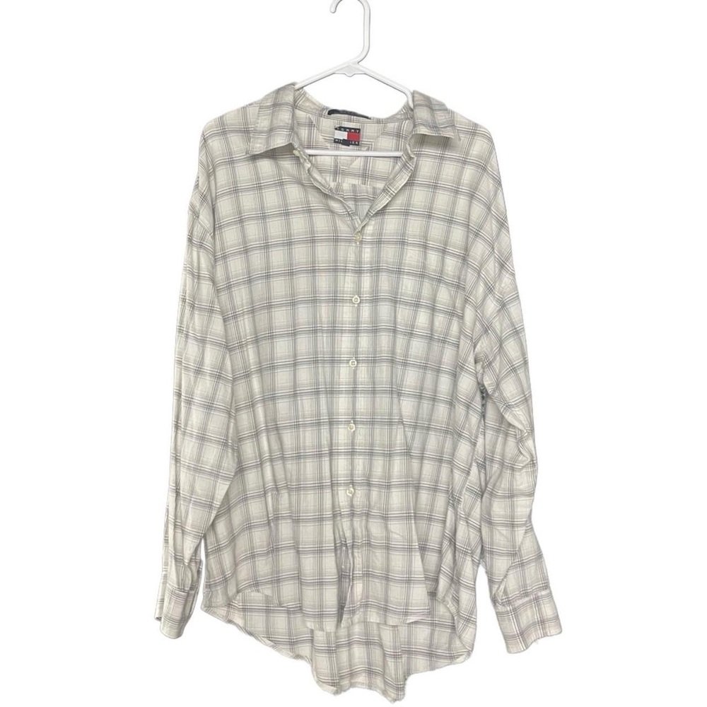 Classic Tommy Hilfiger XXL Plaid Dress Shirt